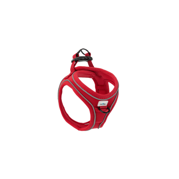 Soft Mesh Dog Harness – Red (Available in All Sizes)