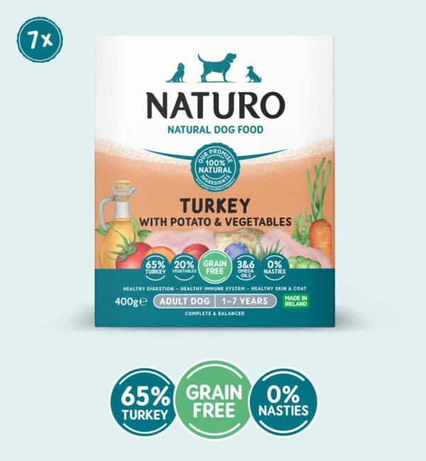 Adult Dog Turkey with Potato & Veg | Grain Free 7x400g